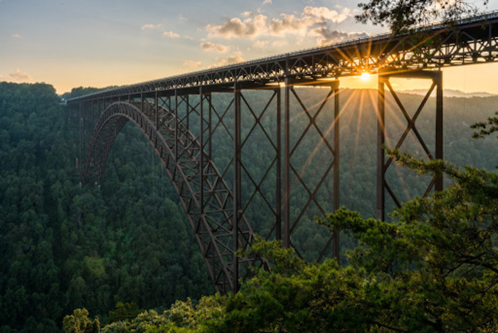Overview of the New River Gorge National Park, West Virginia